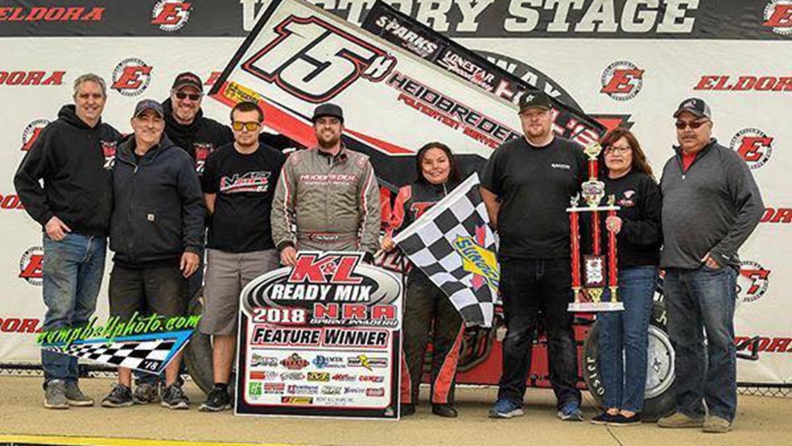 Sam Hafertepe, Jr. Lands First Win Of 2018 With NRA Sprint Invaders At Eldora Speedway