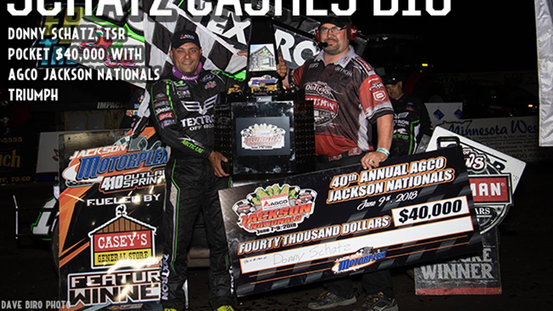 Donny Schatz Pockets $40,000 with AGCO Jackson Nationals Win