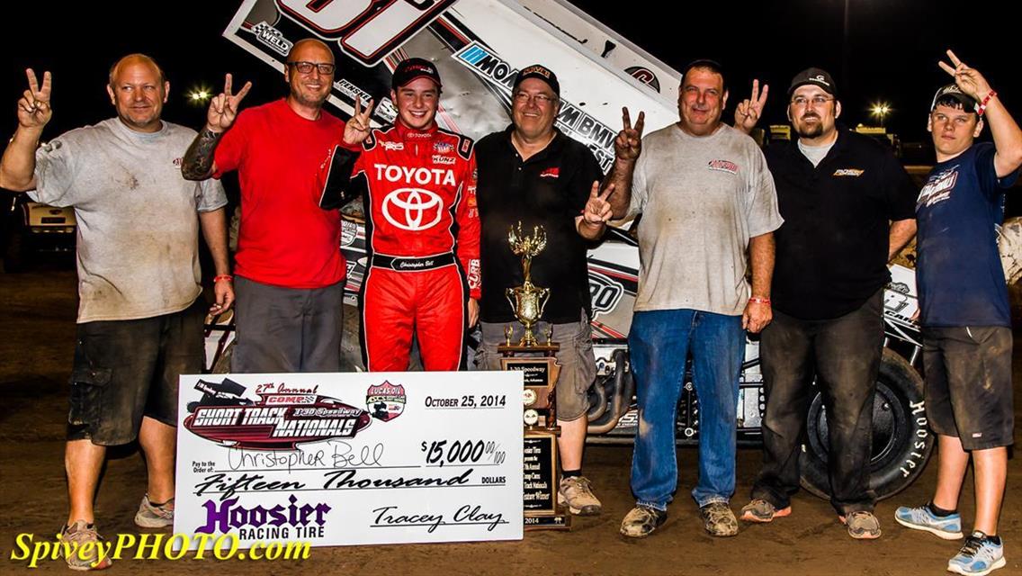 Christopher Bell Banks $15K with Short Track Nationals Score!