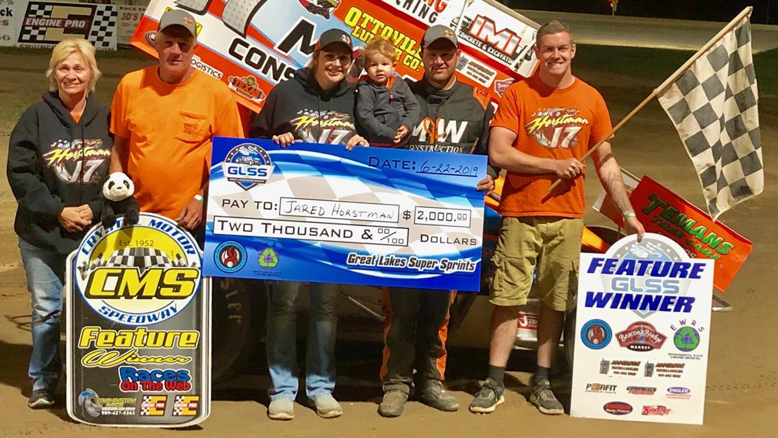 HORSTMAN WINS 2nd FEATURE OF SEASON