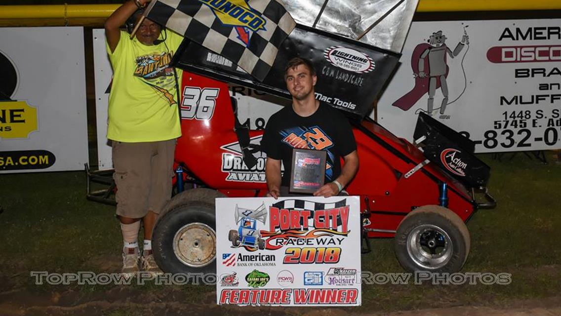 Flud, Carroll, Andrews, Mahaffey and Mosley Capitalize at Port City Raceway