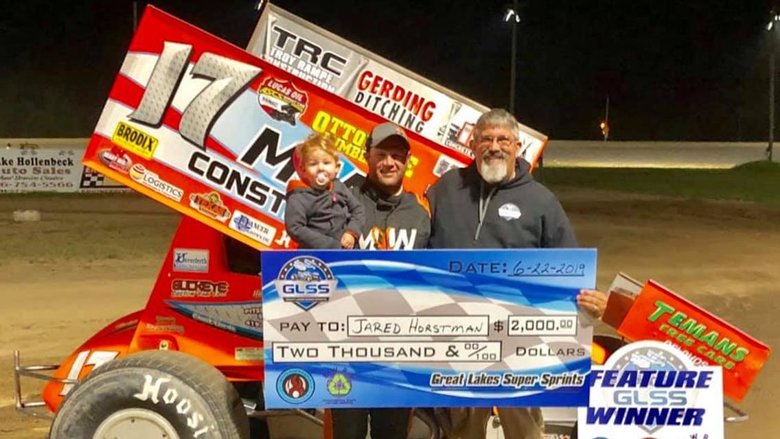 HORSTMAN WINS 2nd FEATURE OF SEASON