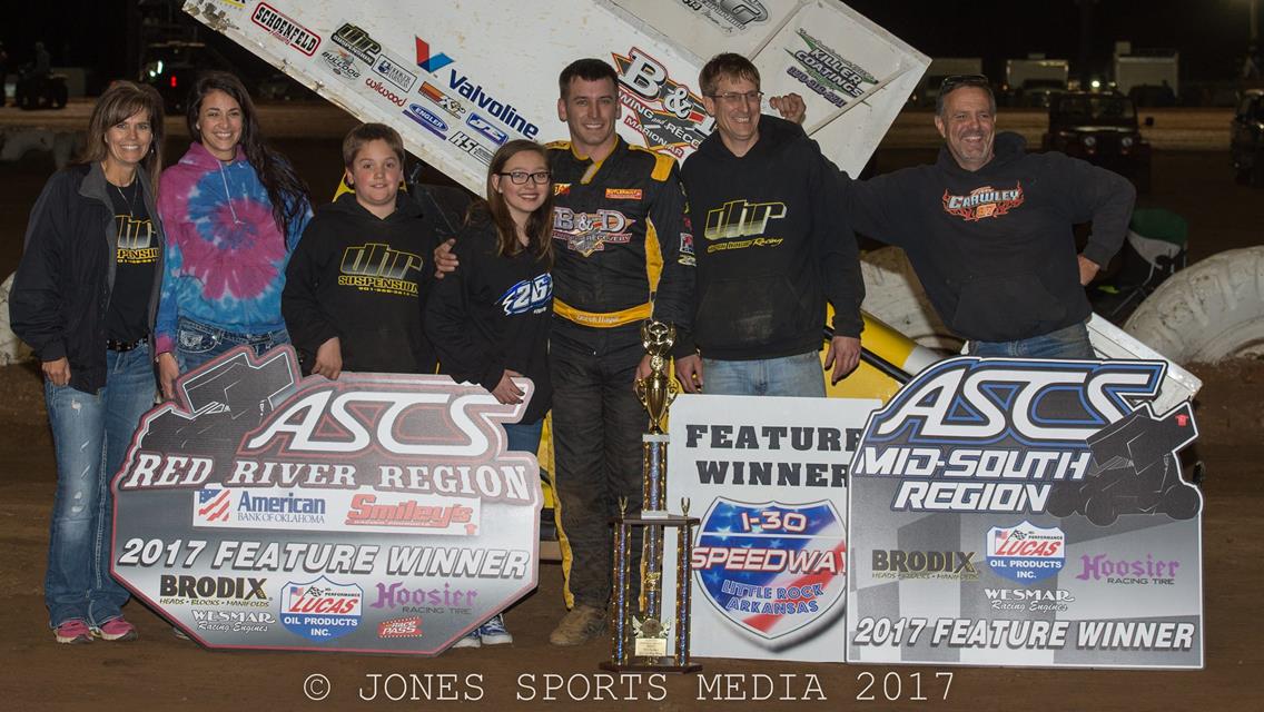Derek Hagar Tops ASCS Mid-South/Red River Showdown at I-30 Speedway