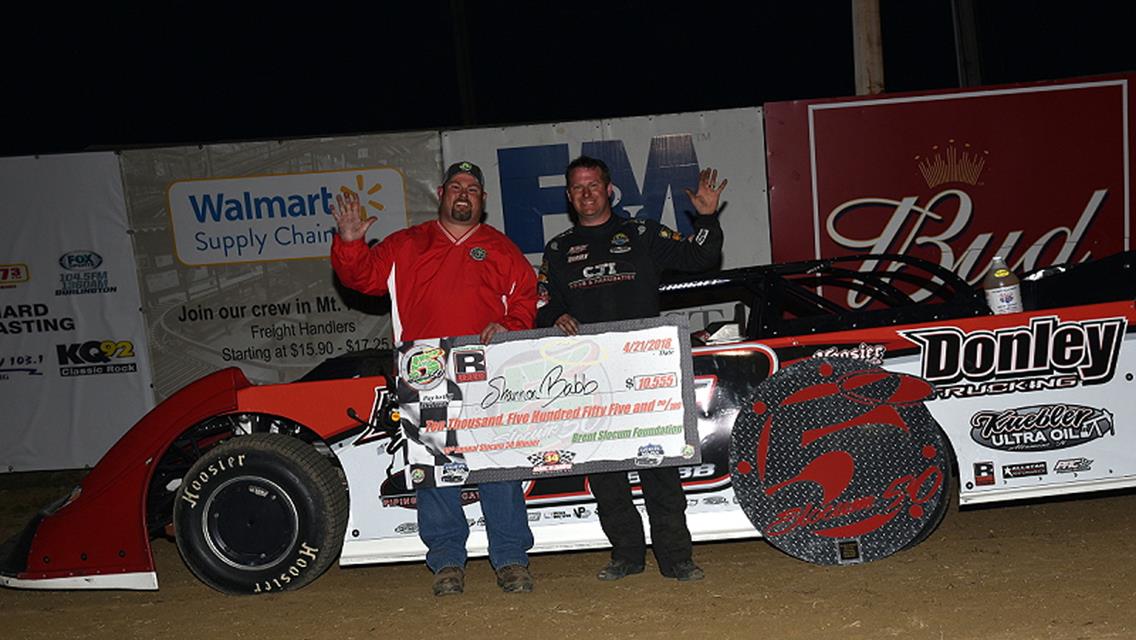 Babb Banks $10,555 in &#39;Slocum 50&#39; Victory