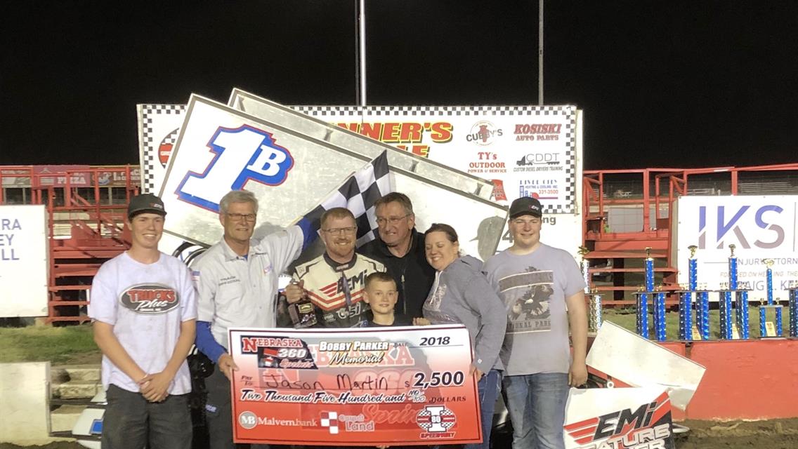 On a Rebuilding Year, Jason Martin Dashes to Victory Lane!