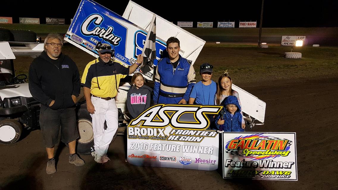 Skylar Gee Breaks Through In 2016 Brodix ASCS Frontier Opener At Gallatin Speedway