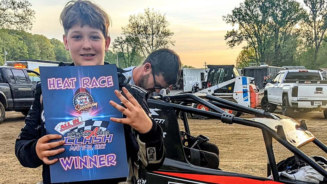 Gunnar Setser Banks Top-10 Finish in A Wingless Class Clash at U.S. 24 Speedway
