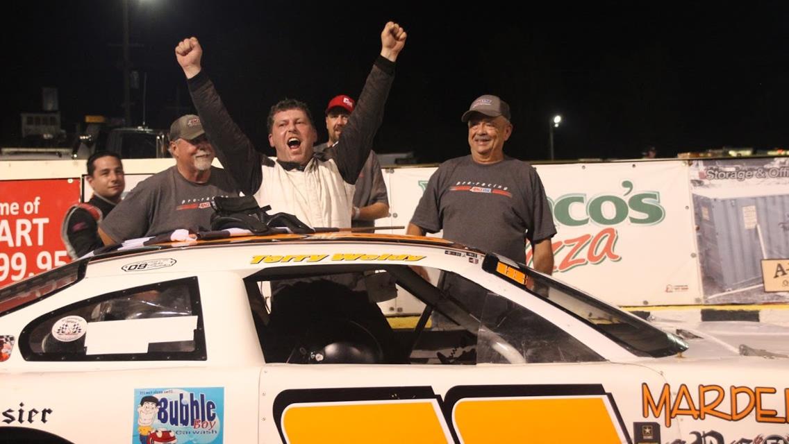 TERRY WELDY CAPTURES FIRST-EVER RACE OF CHAMPIONS LATE MODEL SERIES VICTORY ALONG WITH CHUCK HOSSFELD IN THE RACE OF CHAMPIONS SPORTSMAN MODIFIED SERI