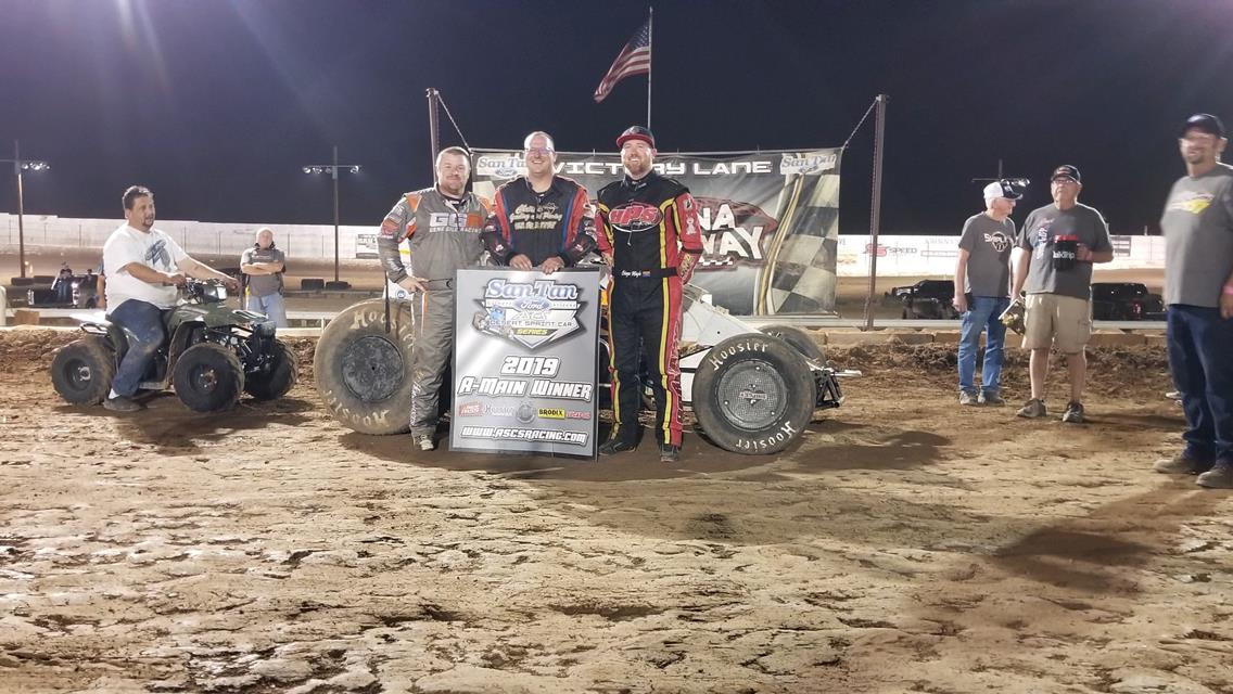 Shipley Tops Arizona Speedway With San Tan Ford ASCS Desert Non-Wing Sprint Cars