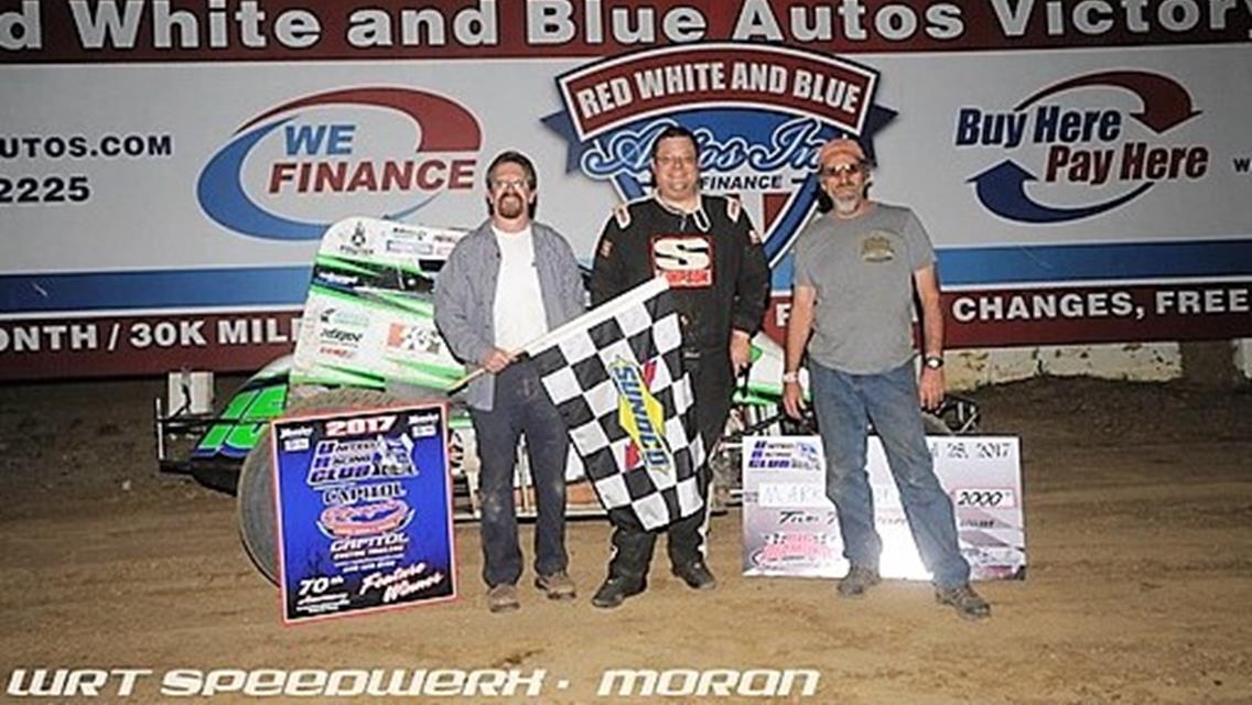 Bitner Wins First URC Wingless Race Since 1996