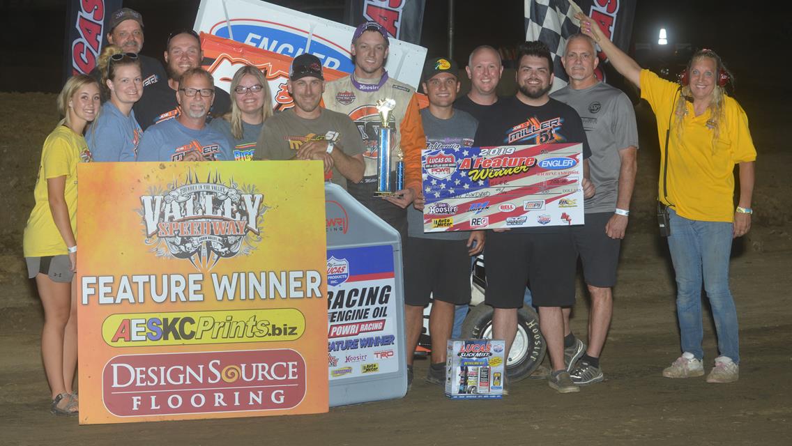 MILLER STRIKES FOR 35TH-CAREER POWRI MICRO WIN
