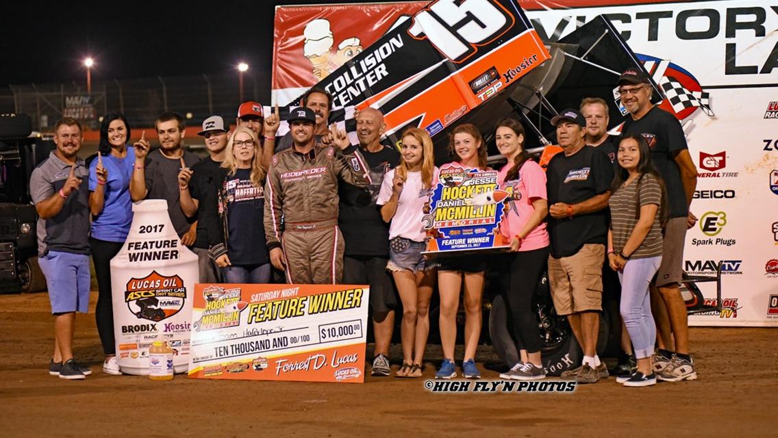 Sam Hafertepe Jr. – Hockett/McMillin Memorial Added to Big Event Victories!