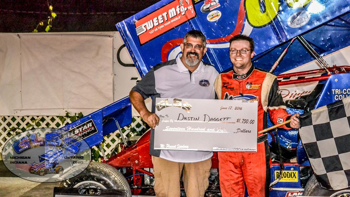 Daggett Wins Inaugural Race at Mt Pleasant Speedway