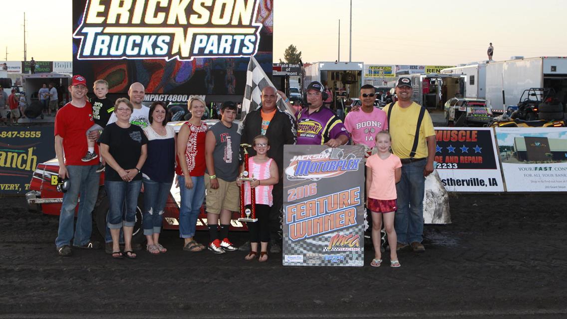 Luinenburg and Coopman Remain Undefeated at Jackson Motorplex as Beckendorf, Larson and Andrews Also Capture Victories