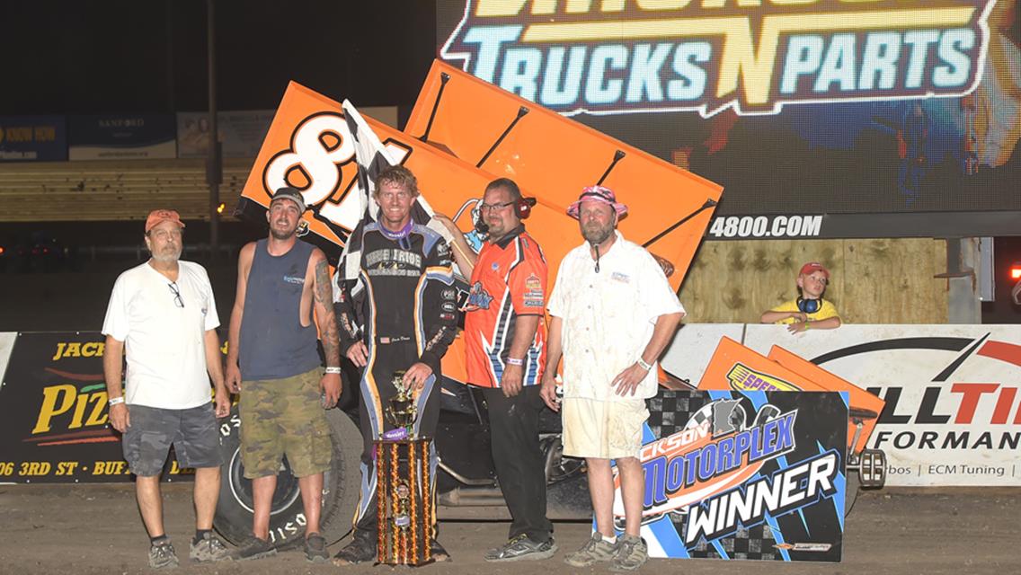 Dover, Eakin and Bruns Join Jackson Motorplex Victory List