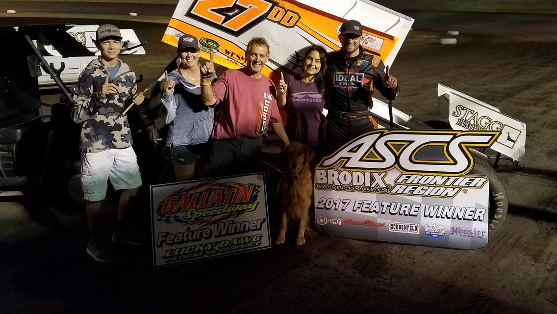 David Hoiness Captures ASCS Frontier Glory At Gallatin Speedway