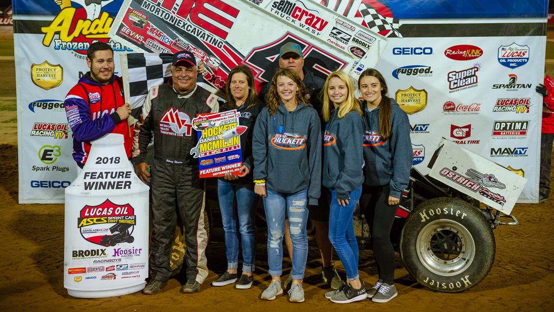 Herrera Roars Back Into Victory Lane During Hockett/McMillin Memorial