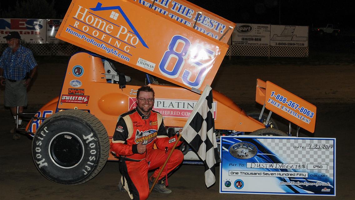 DAGGETT WINS THRILLER IN NIGHT 3