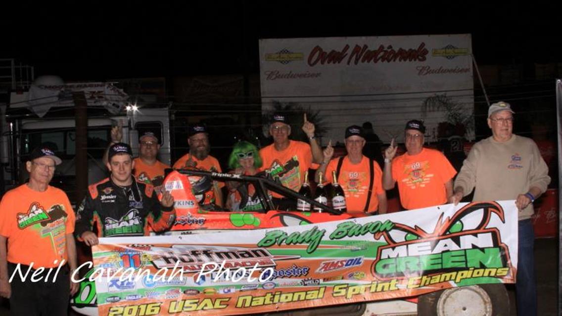 Brady Bacon – Two-time AMSOIL USAC National Sprint Car Champion!