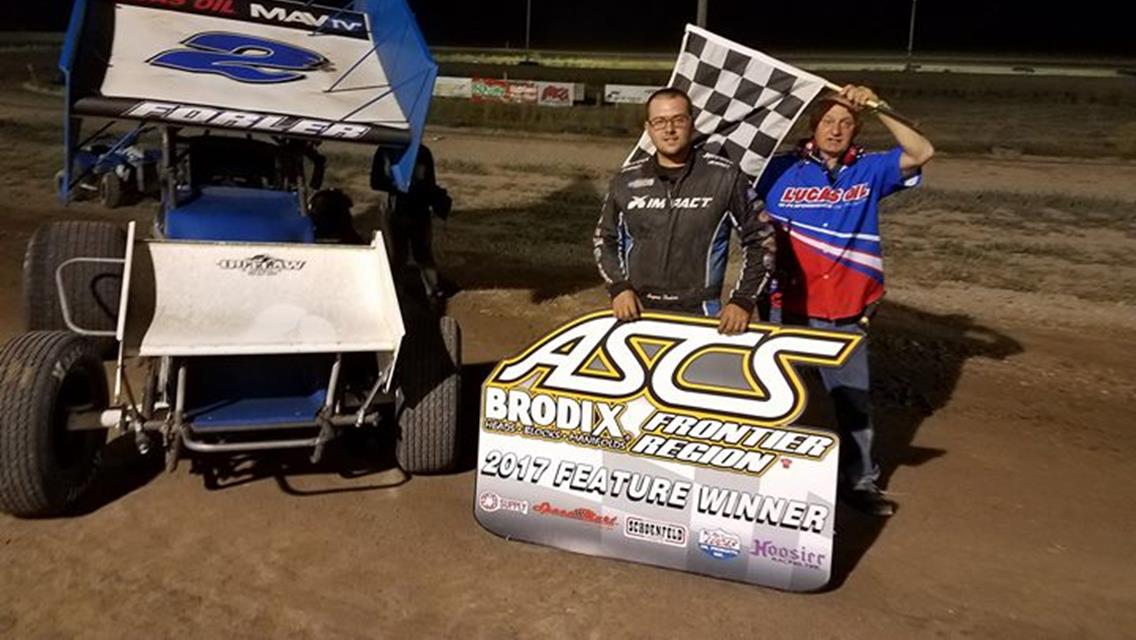 Logan Forler Garners First ASCS Frontier Win At Atomic Motor Raceway