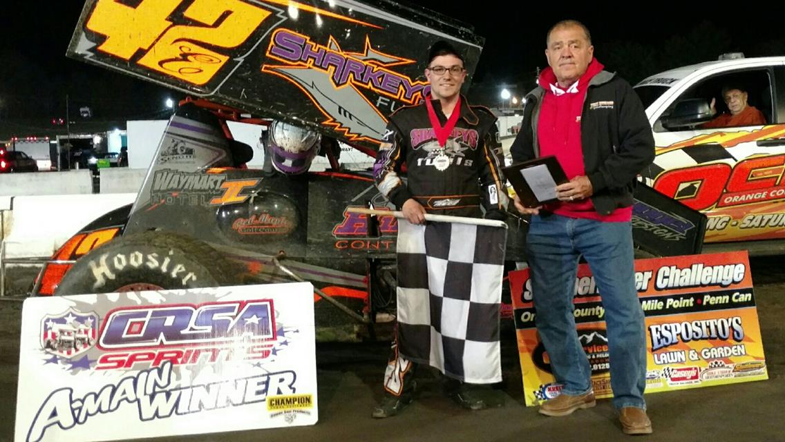 Strada Visits Victory Lane at Orange County Fair Speedway