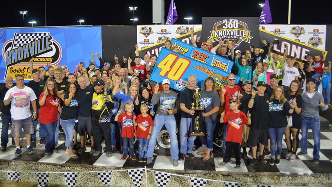 Garner Wins 360 Knoxville Nationals to Highlight Banner Weekend for DHR Suspension