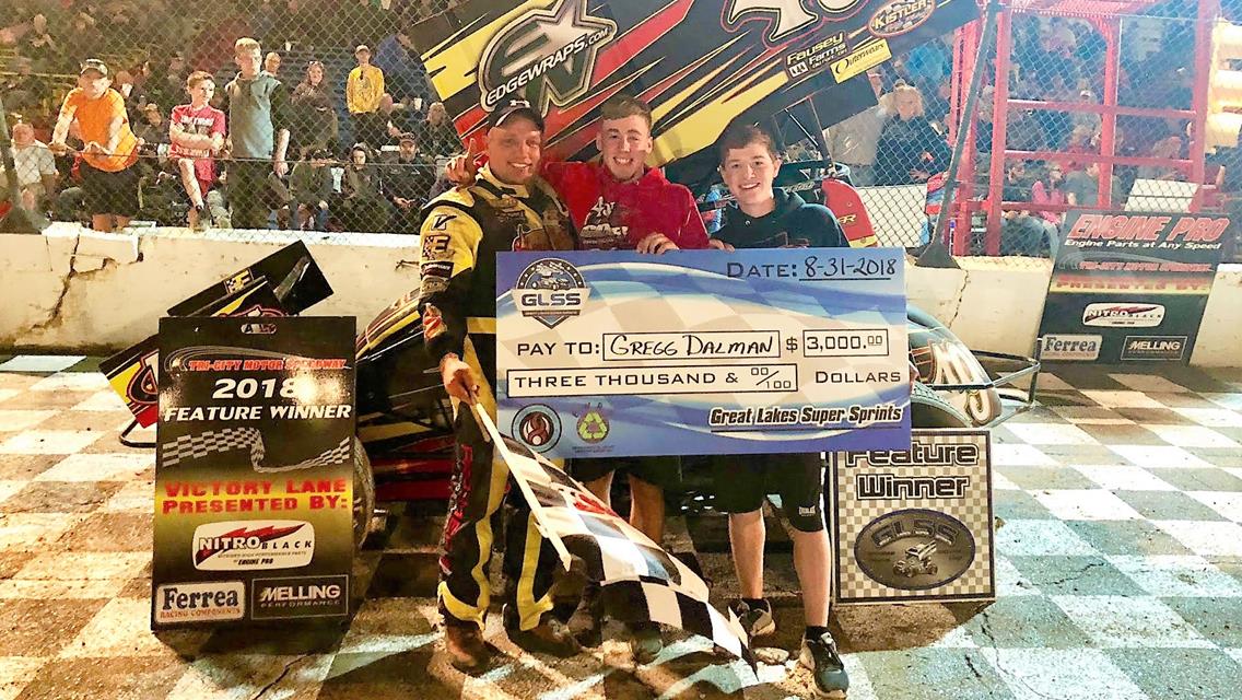 GREGG DALMAN WINS WITH PHOTO FINISH