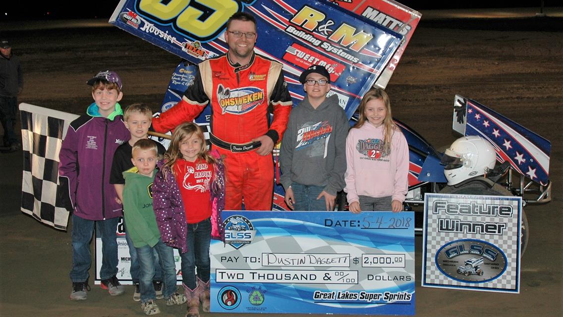 DAGGETT WINS SEASON OPENER