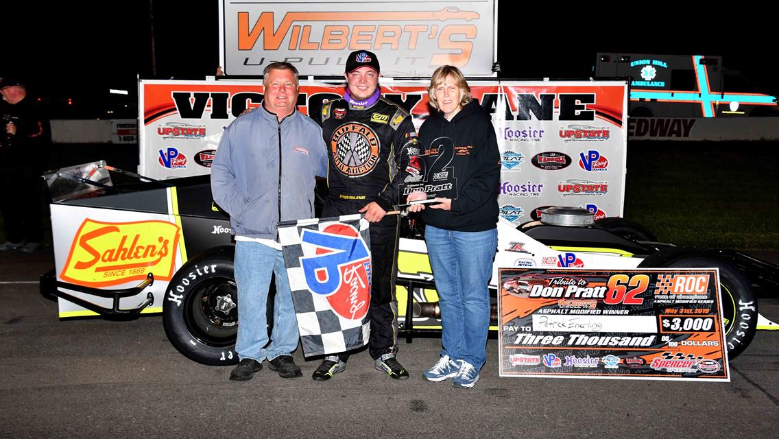 PATRICK EMERLING KICKS OFF 65TH ANNUAL SEASON OF RACING AT SPENCER SPEEDWAY PRESENTED BY WILBERT’S U PULL-IT WITH A WIN IN THE TRIBUTE TO DON PRATT ‘6