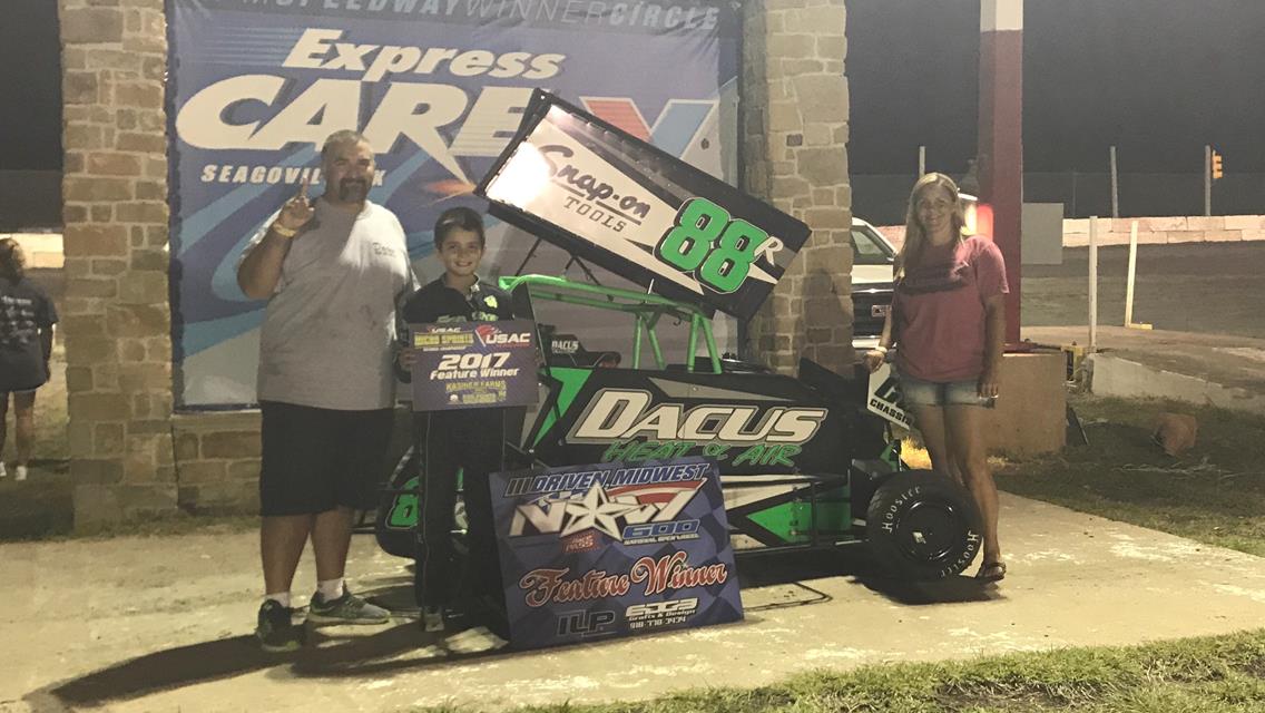 Flud and Laplante Continue Winning Ways With Driven Midwest USAC NOW600 National Series at RPM Speedway
