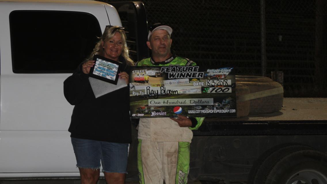 James And R. Bloom Triumphant At CGS On Friday August 3rd