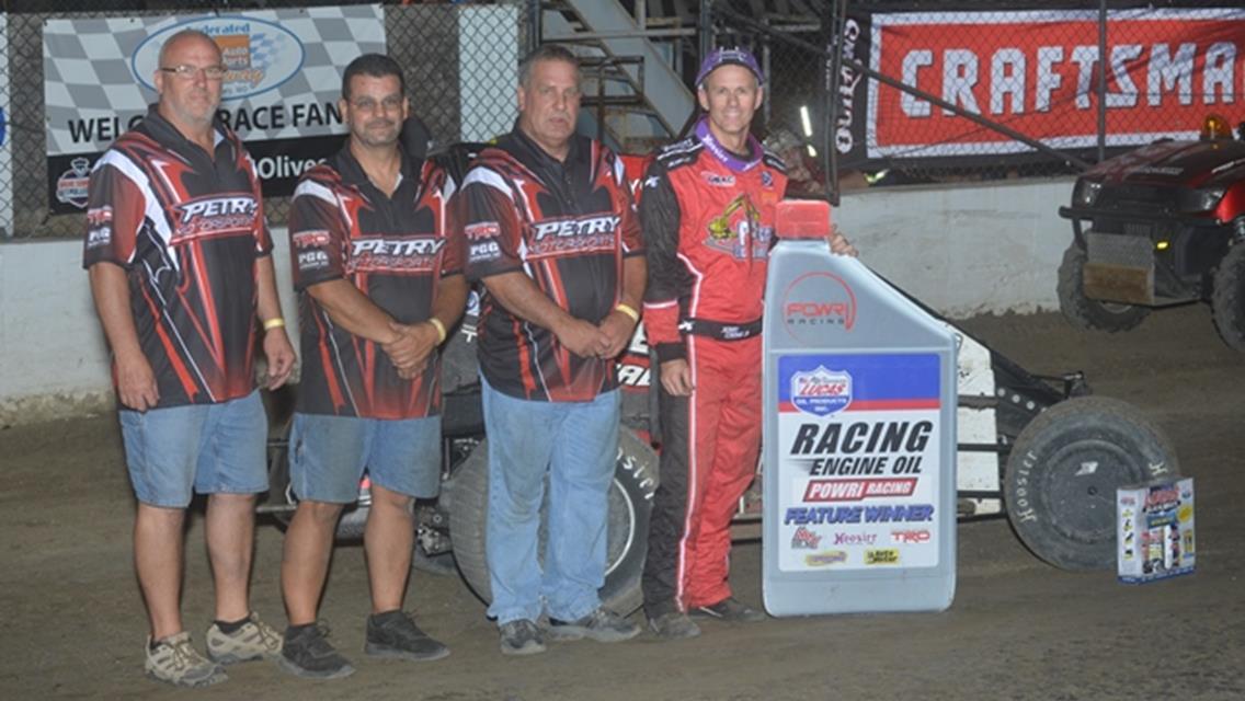 Jerry Coons, Jr. Takes POWRi Win at I-55