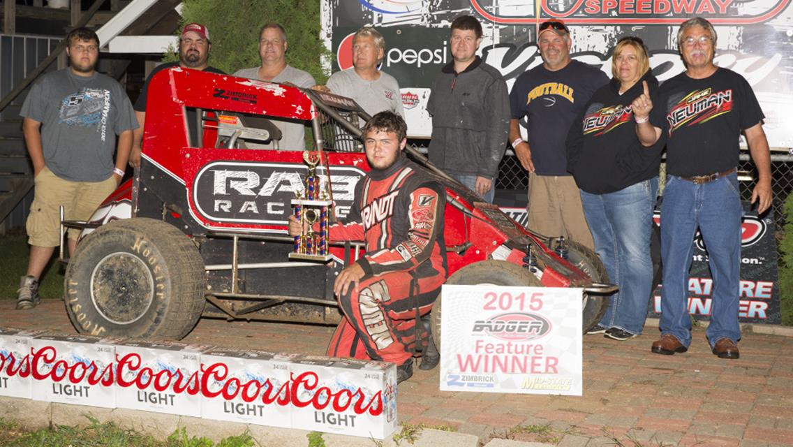 “Neuman wins Angell Park finale”                                                              “Budres &amp; Manic Racing capture Badger Titles”
