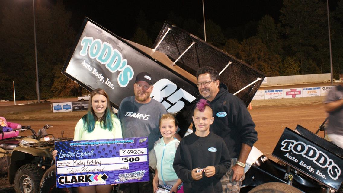 R. Ashley, K. Britton, A. Langan, Ray, And Corley Get Grove Wins