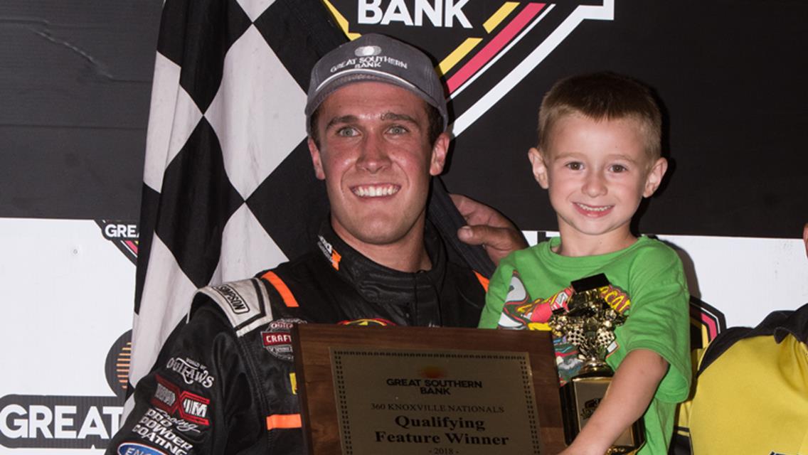 Carson Macedo Takes Jason Johnson’s No. 41 Back To Victory Lane At Knoxville Raceway