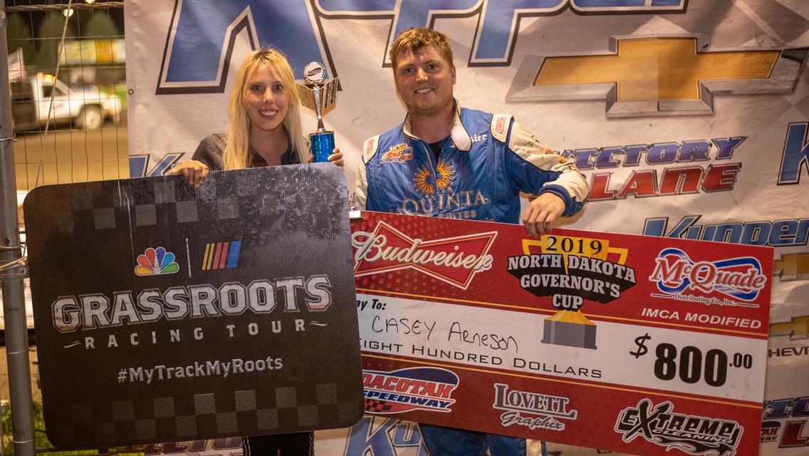 ARNESON RETURNS TO DACOTAH SPEEDWAY VICTORY LANE