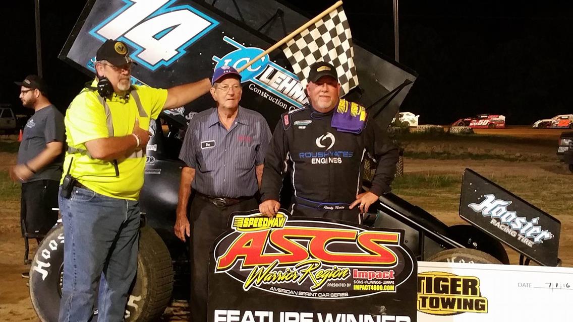 Randy Martin Rules ASCS Warriors at Callaway Raceway