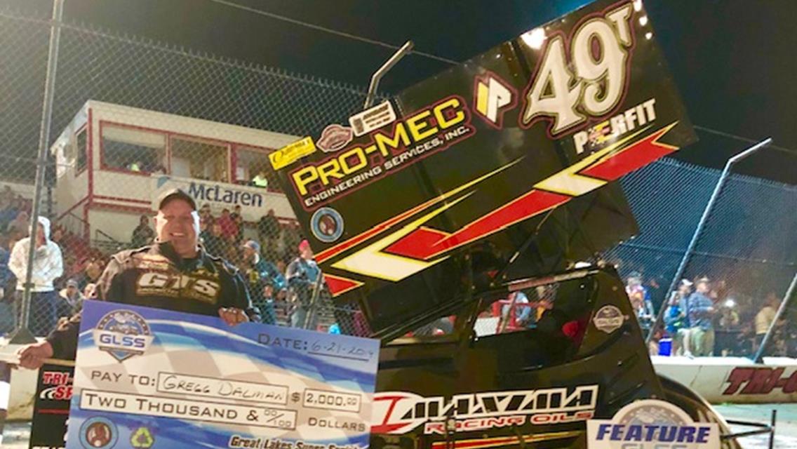 DALMAN GETS FIRST WIN OF SEASON