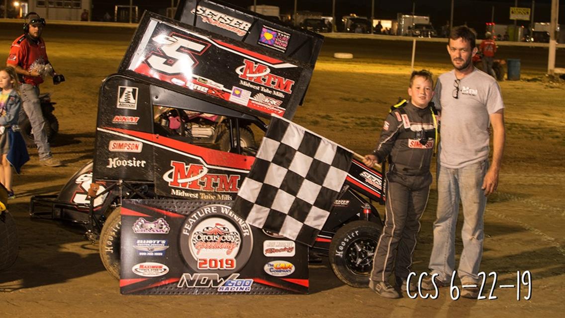 Setser Wins the Rumble while Peters, Rose, McCarter, Leek and Zimmerman Pick Up NOW600 Weekly Wins at Circus City Speedway
