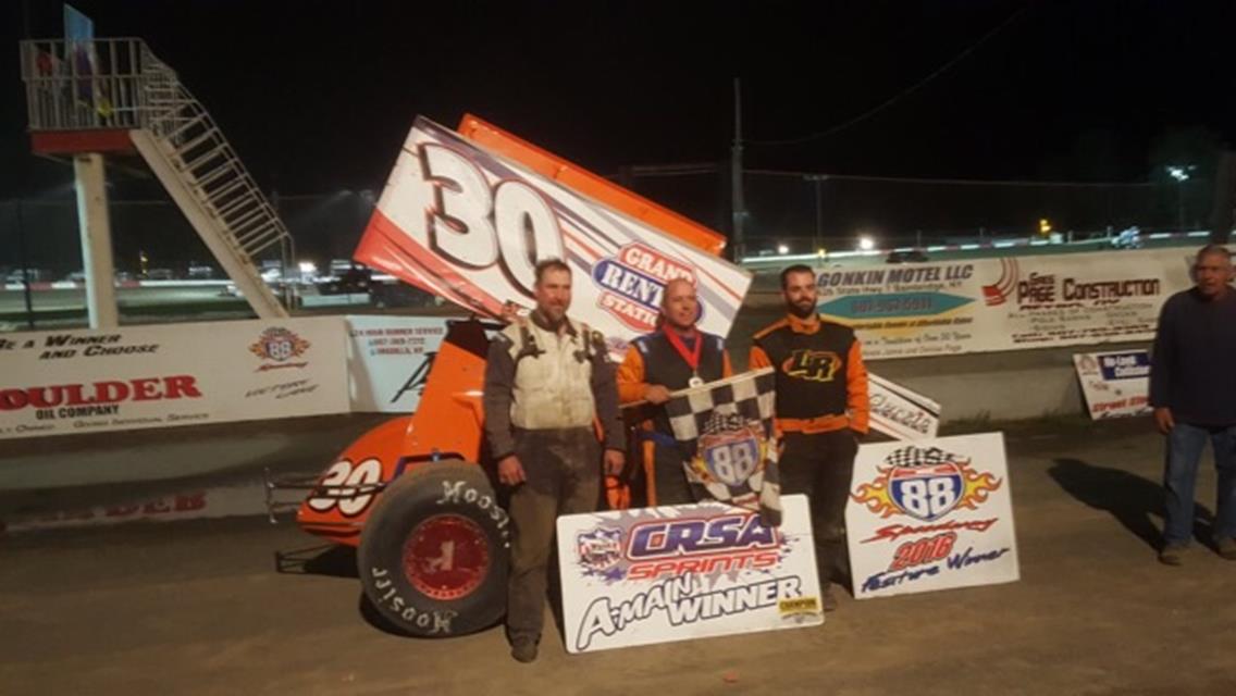 Goodrich Wins Halaquist Memorial Race at I-88 Speedway