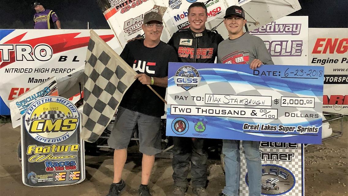 STAMBAUGH WINS AT CRYSTAL
