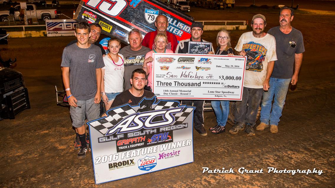 Sam Hafertepe, Jr. Grabs Lone Star Speedway Glory with ASCS Gulf South Region