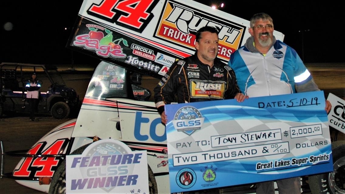 STEWART WINS OPENER