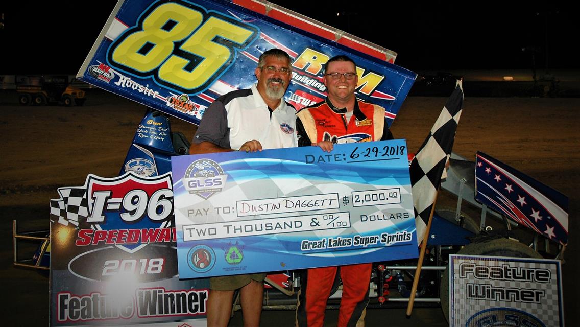 DAGGETT WINS BATTLE OF SPEED