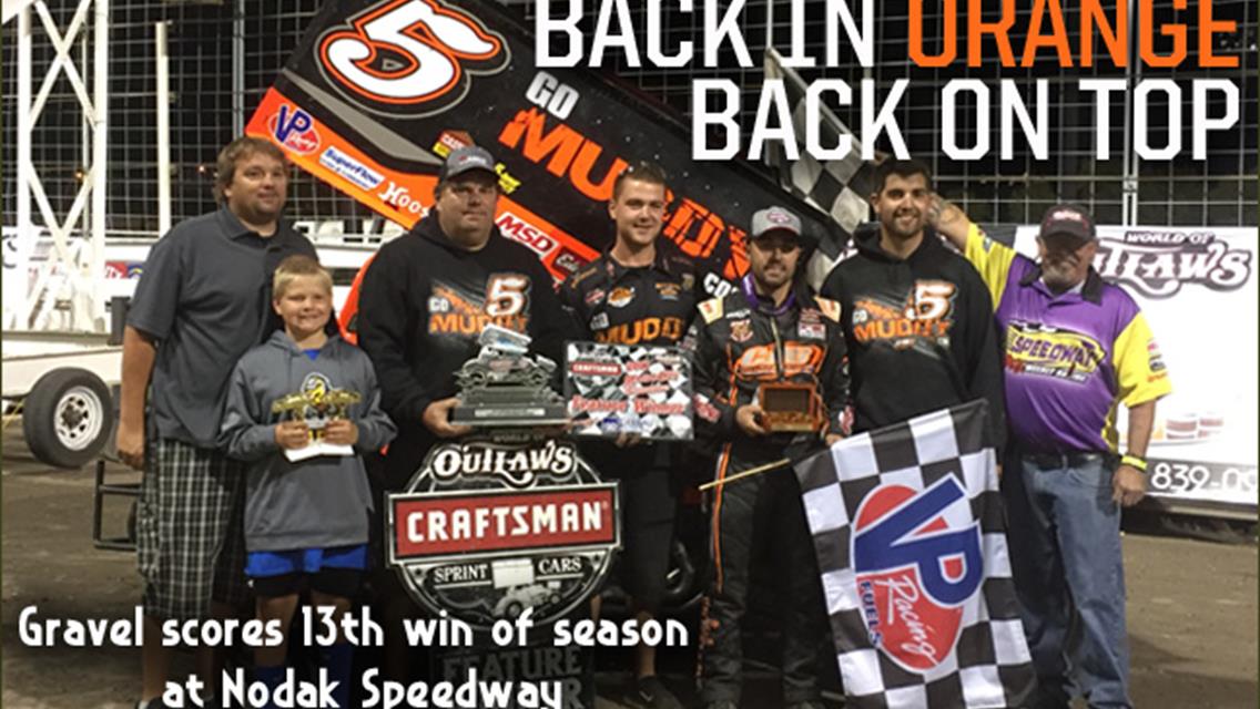Gravel Back on Track at Nodak