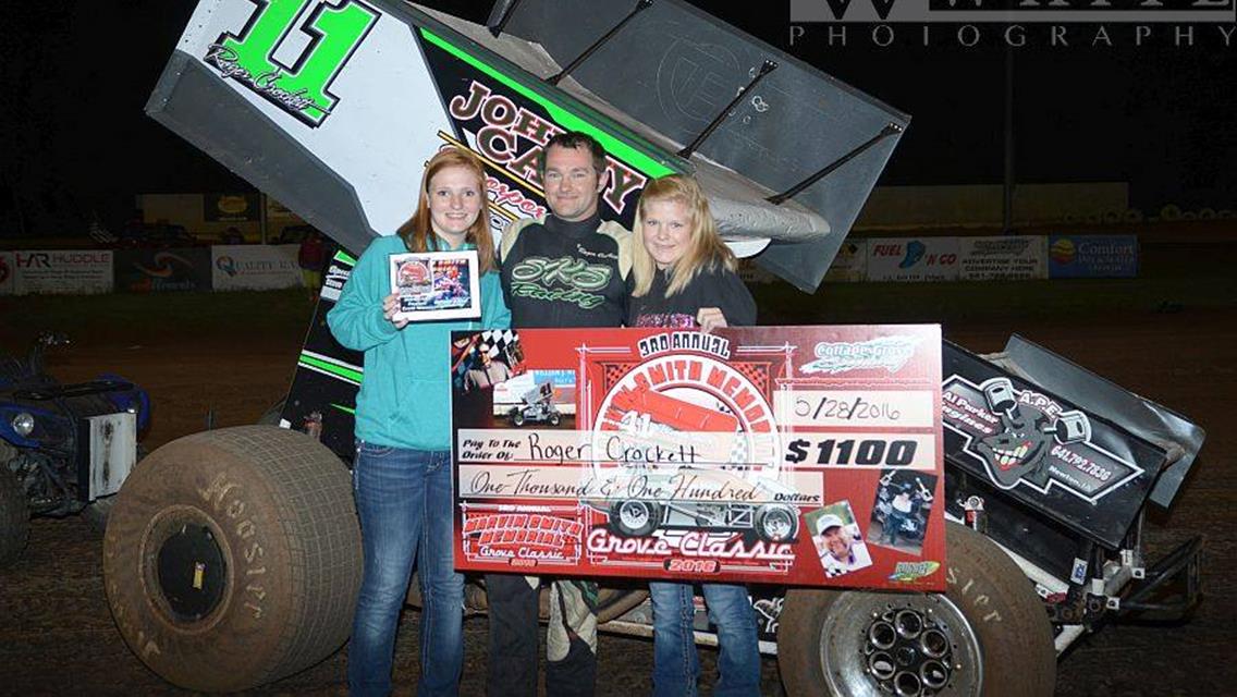 Roger Crockett Wins Night One Of Marvin Smith Memorial Grove Classic; Curtis Towns IMCA Modified Feature Winner