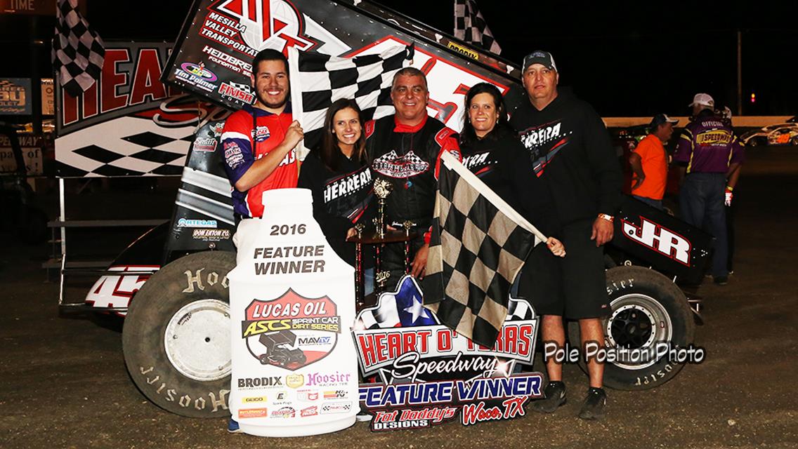 Johnny Herrera Storms To Season Opening Win With The Lucas Oil ASCS National Tour