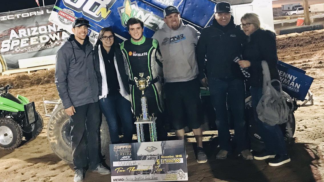 Netto Holds Off Copeland To Win ASCS Southwest Copper Classic Opener