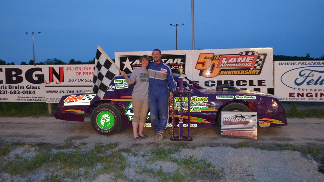 Dan Wilson Wins Bombers Sandy Tenbrink Memorial at Winston Speedway