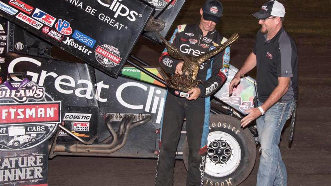 World of Outlaws Craftsman Sprint Car Series to visit Salina Highbanks Speedway in 2017 on October 21